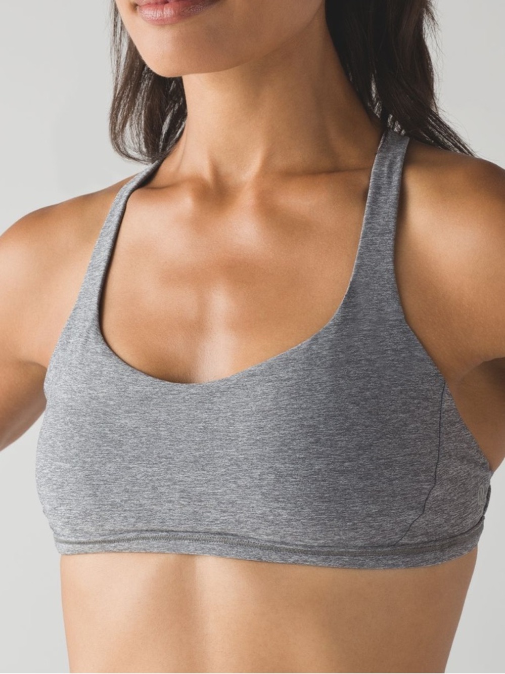lululemon athletica Free To Be Zen Bra - Heathered Gray